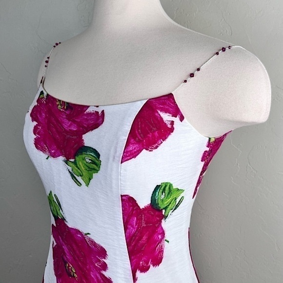 ABS Allen Schwartz Floral Fit & Flare Midi Dress - Picture 4 of 11